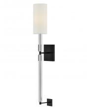  47610BK - Large Single Light Sconce